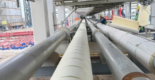 PU Foam Cách Nhiệt cho đường Ống